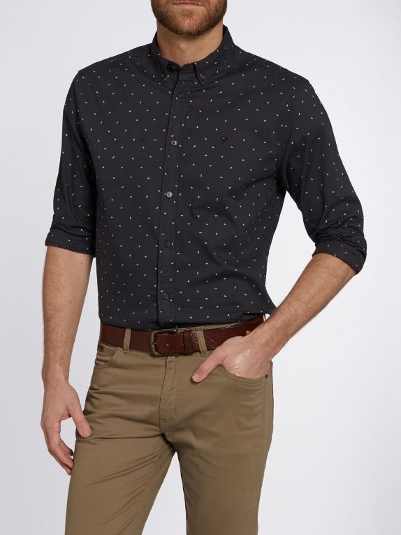 WRANGLER CAMICIA W5765 manica lunga