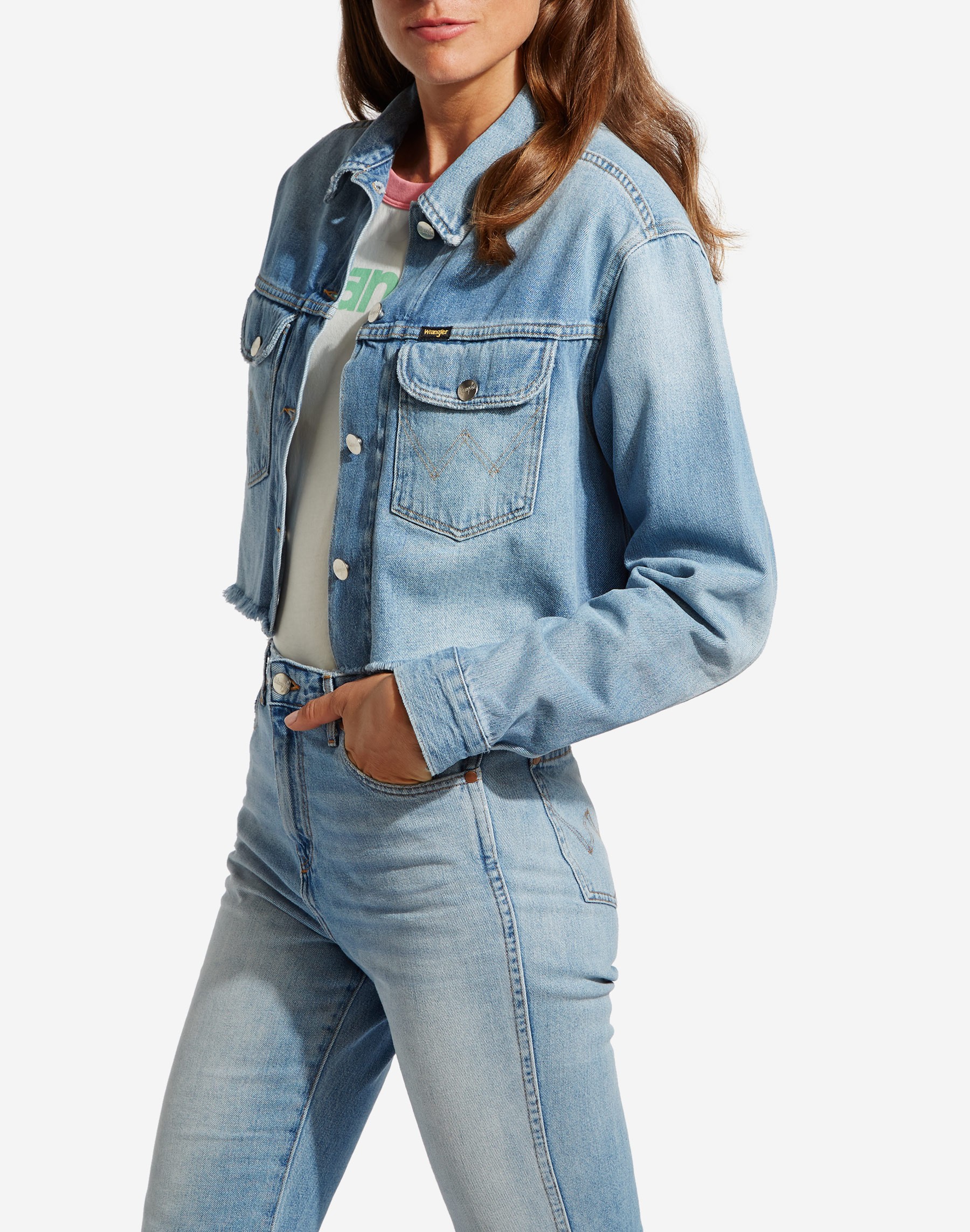 WRANGLER GIUBBINO IN JEANS W417G