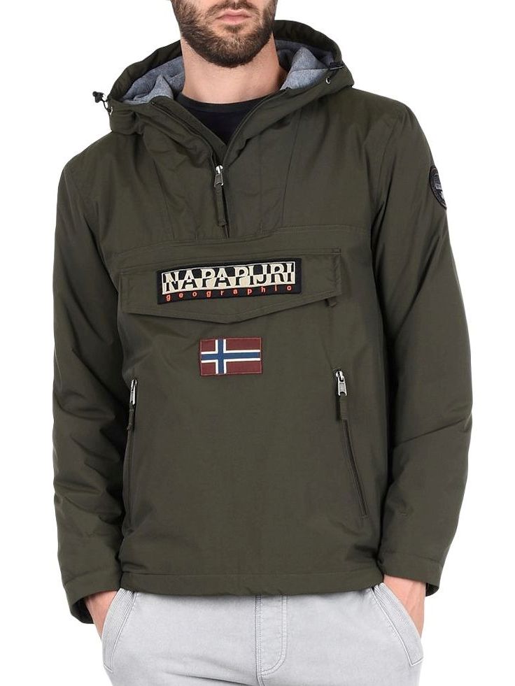 NAPAPIJRI RAINFOREST POCKETS N0YGNL verde militare