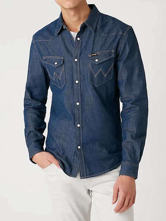 WRANGLER CAMICIA JEANS W5F25