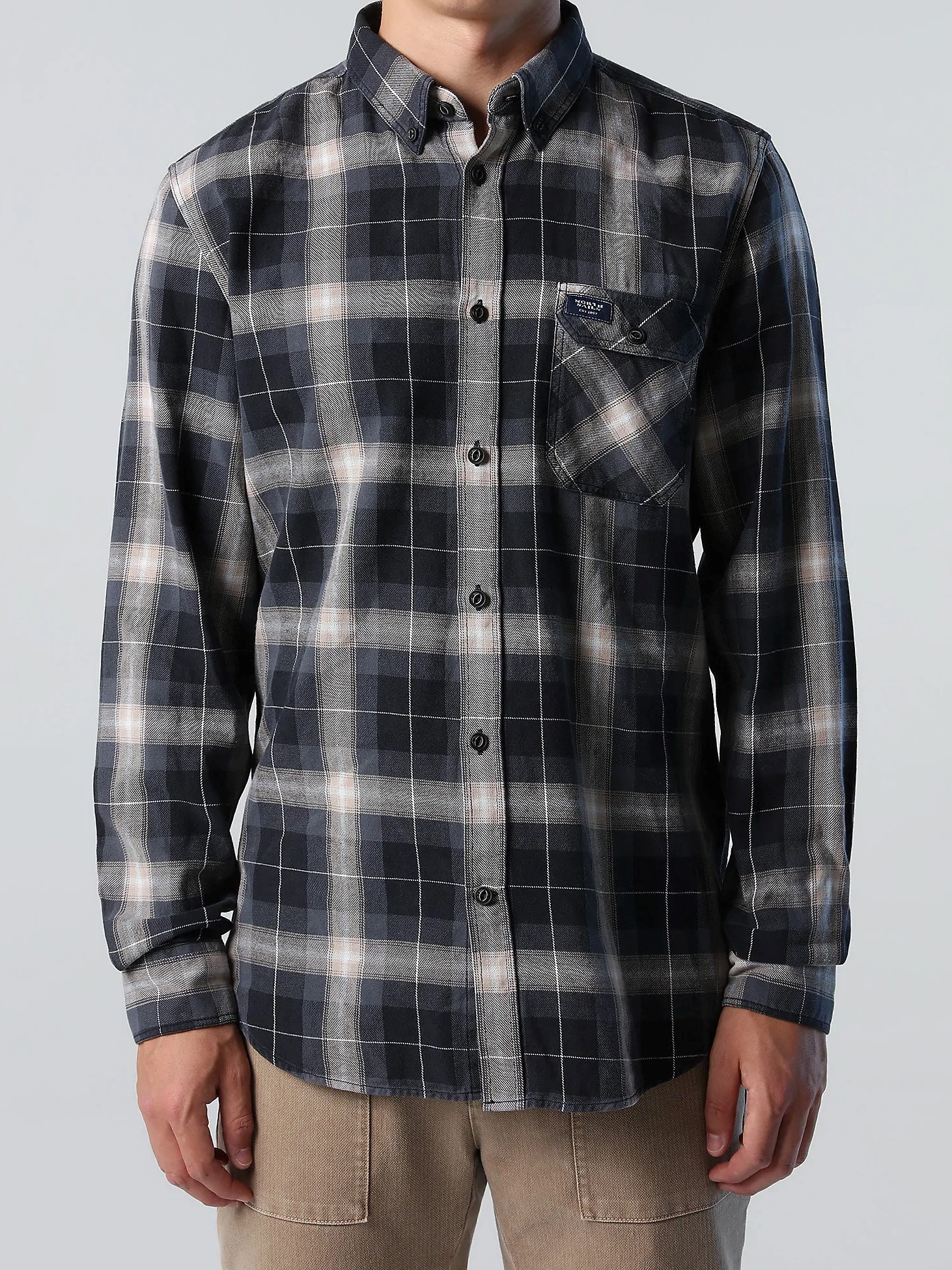 NORTH SAILS CAMICIA 664217 IN COTONE LAVATO
