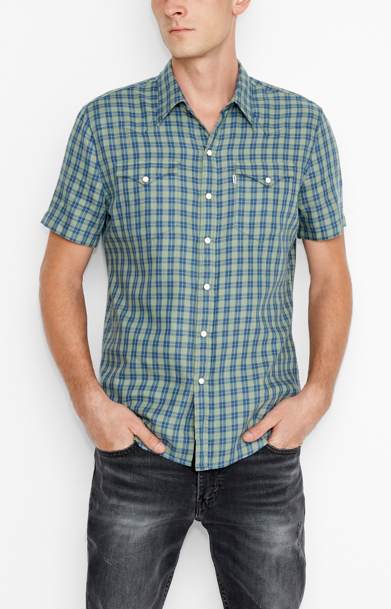 LEVIs CAMICIA 817 mezza manica